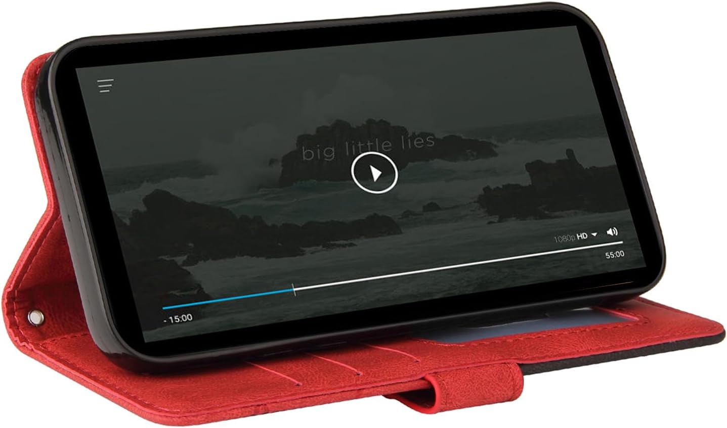 Thumbnail 2 de CXTCASE Flip-Hülle Rot für Xiaomi Redmi Note 15 Pro 4G – PU Leder mit Kartenfächern