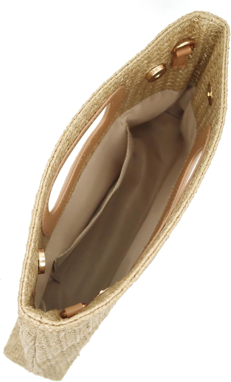 Detalle 2 de Crbeqabe Straw Clutch Purse