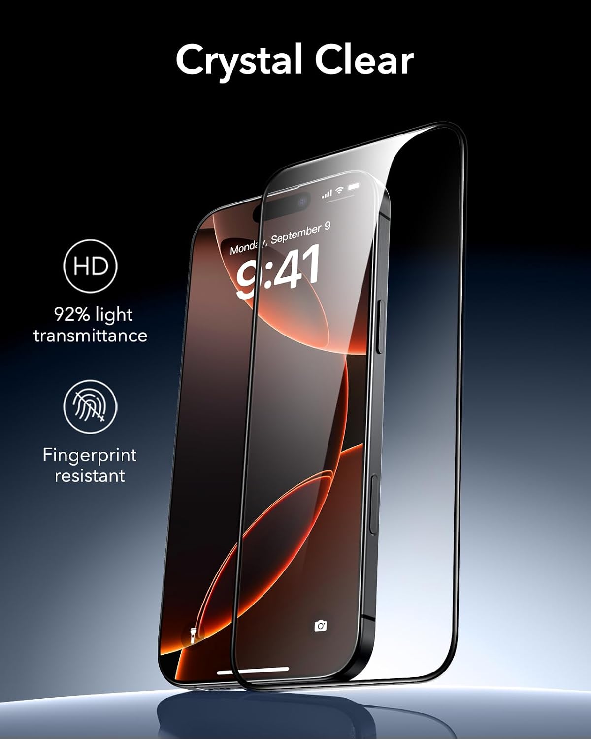 Thumbnail 6 de ESR Armorite 3-Pack 9H+ Glass Screen Protector for iPhone 16 Pro Max