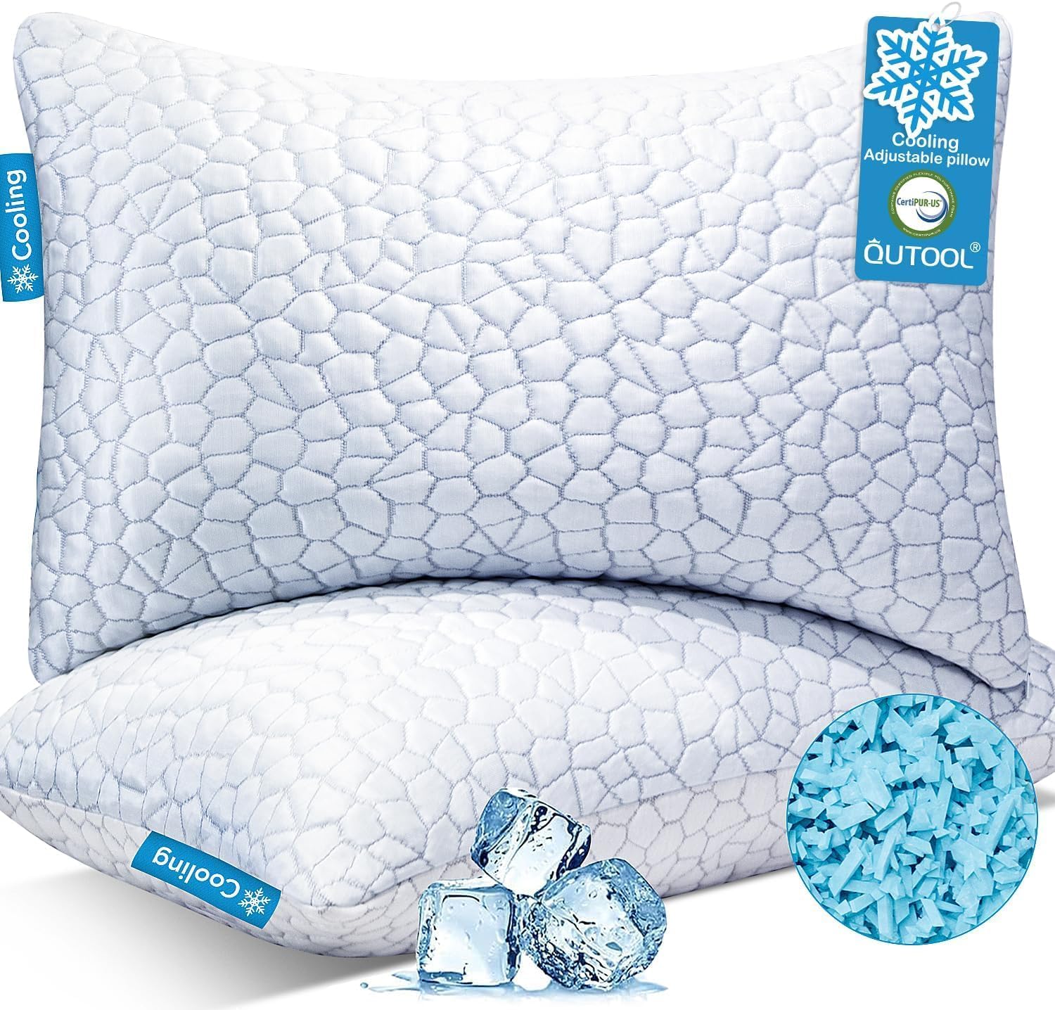 Detalle de QUTOOL Cooling Pillow 2 Pack