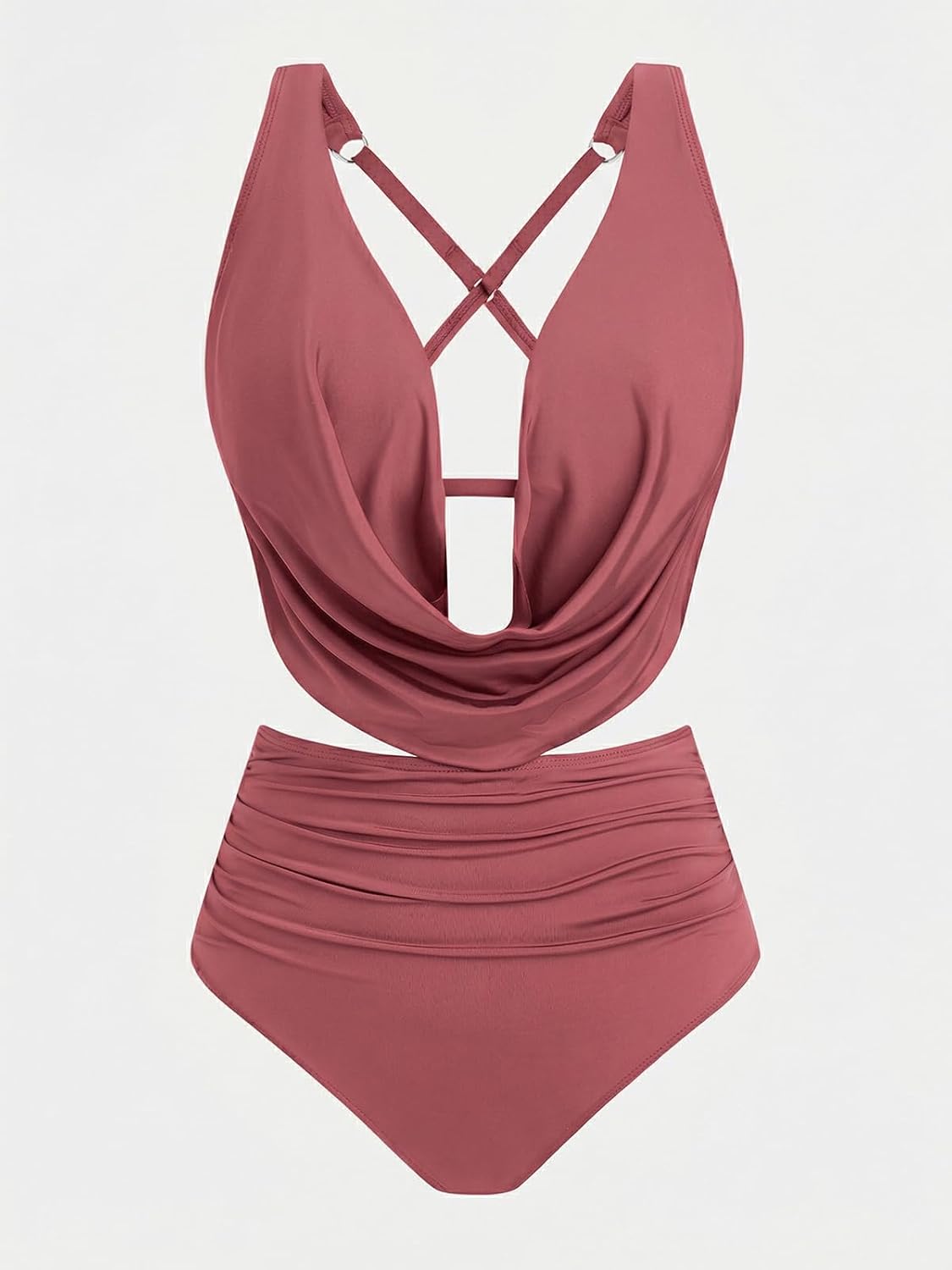 Thumbnail 5 de CUPSHE Bikini due pezzi vita alta scollo a V