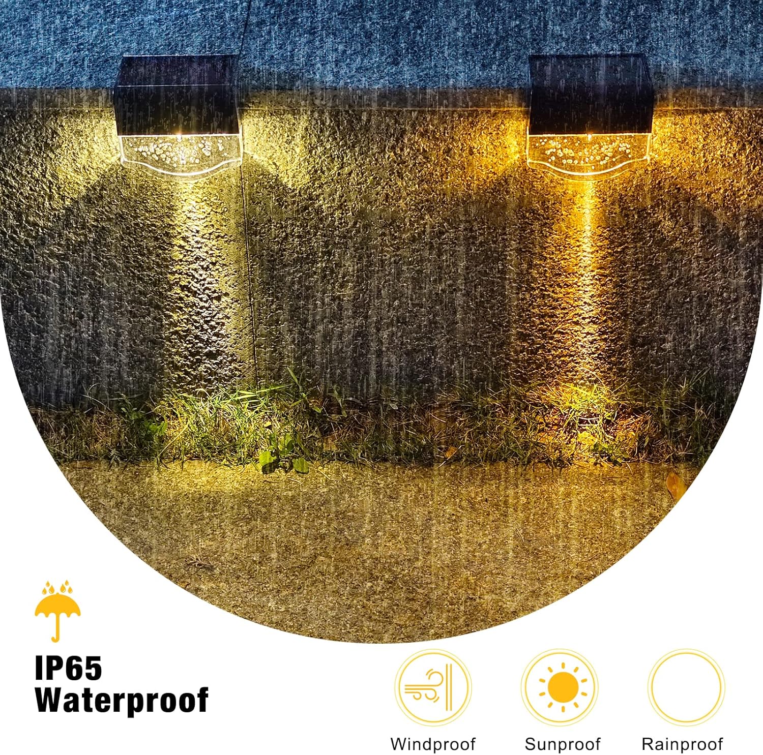 Thumbnail 3 de A.bigwhale Luces solares para cubierta 6 piezas