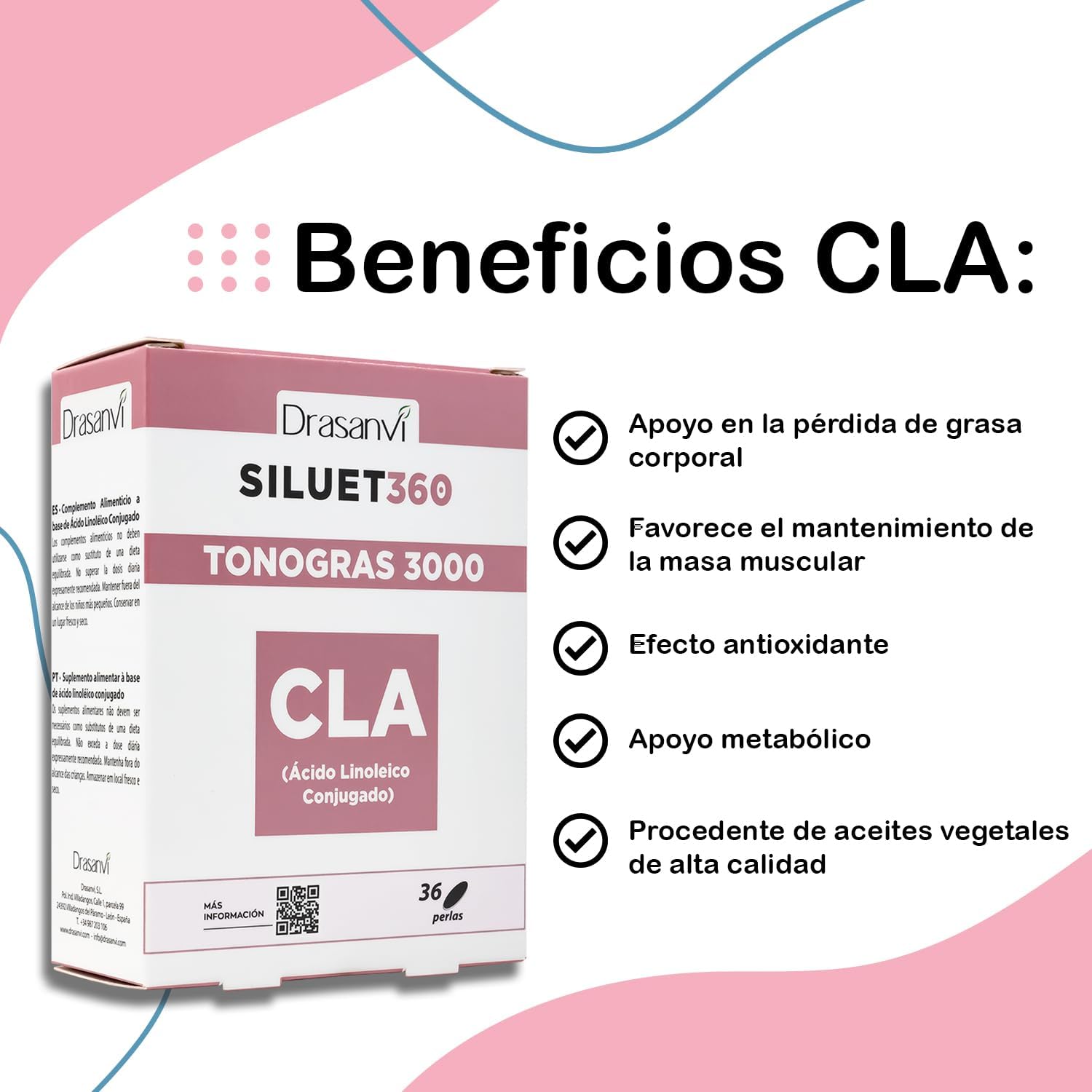 Thumbnail 2 de CLA Tonogras 3000 mg | Quemagrasas Natural para Definición 💪