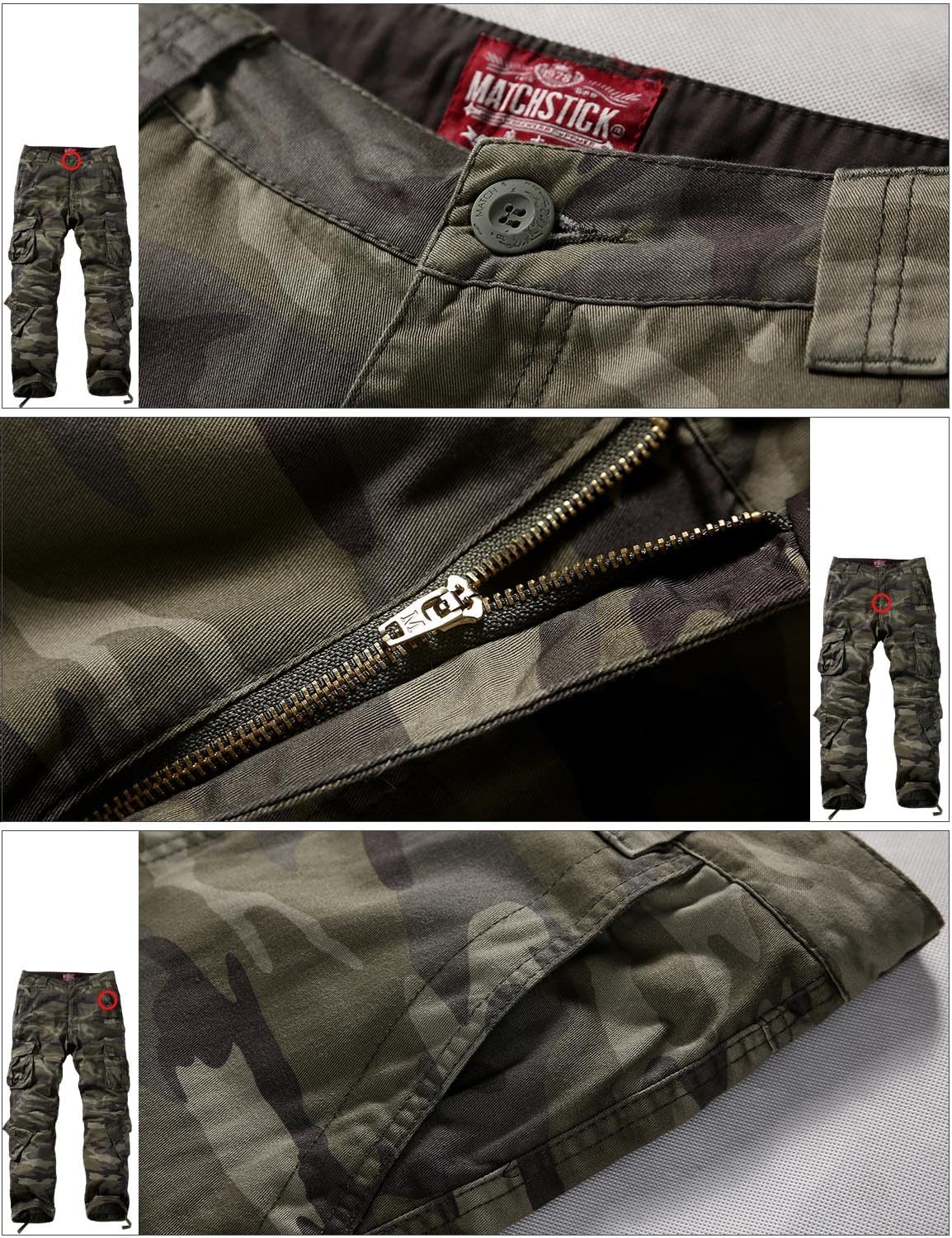 Detalle 2 de Match Wild Cargo Pants Regular Fit