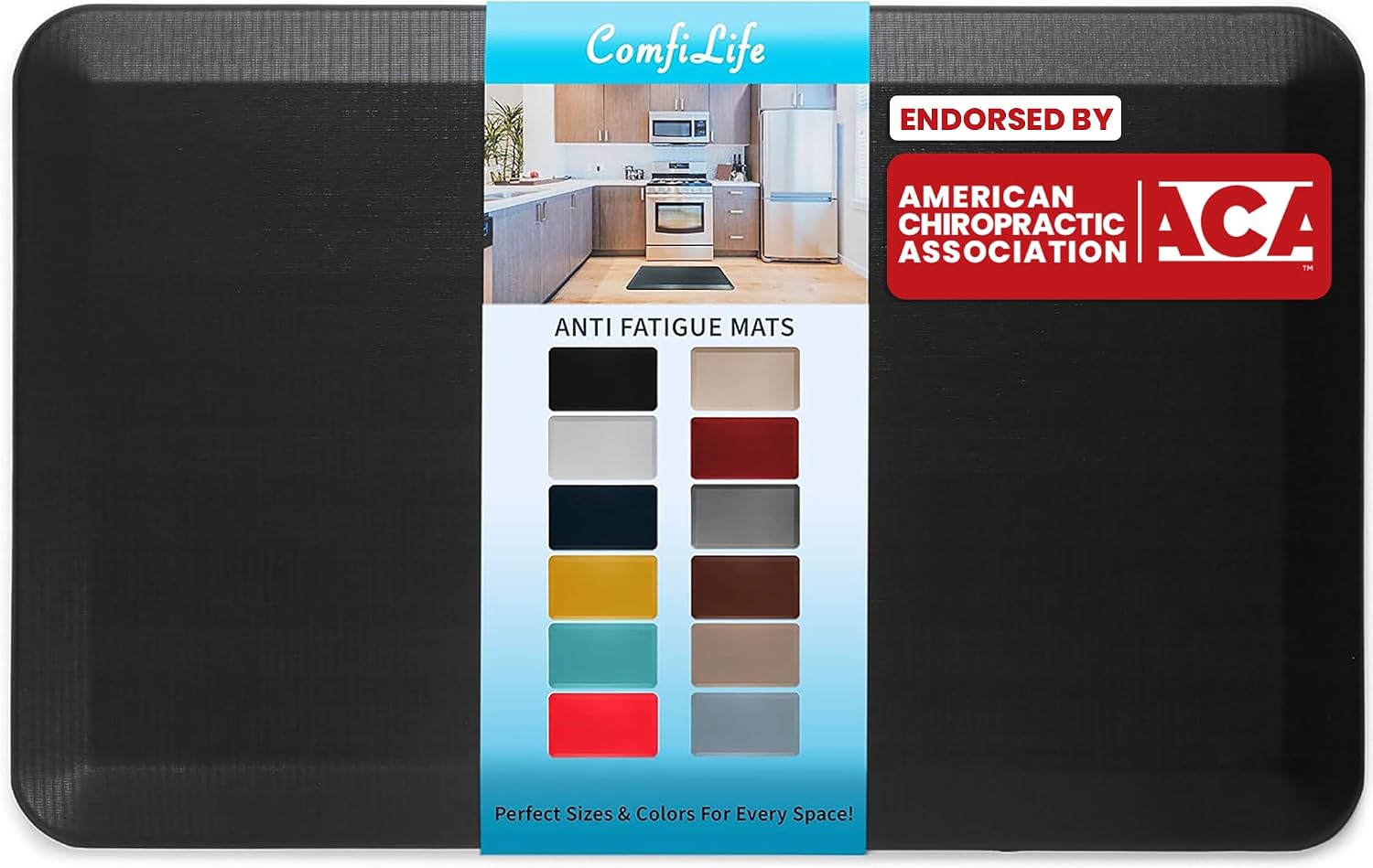 ComfiLife Anti Fatigue Mat 3/4" 20"x32" 🧩