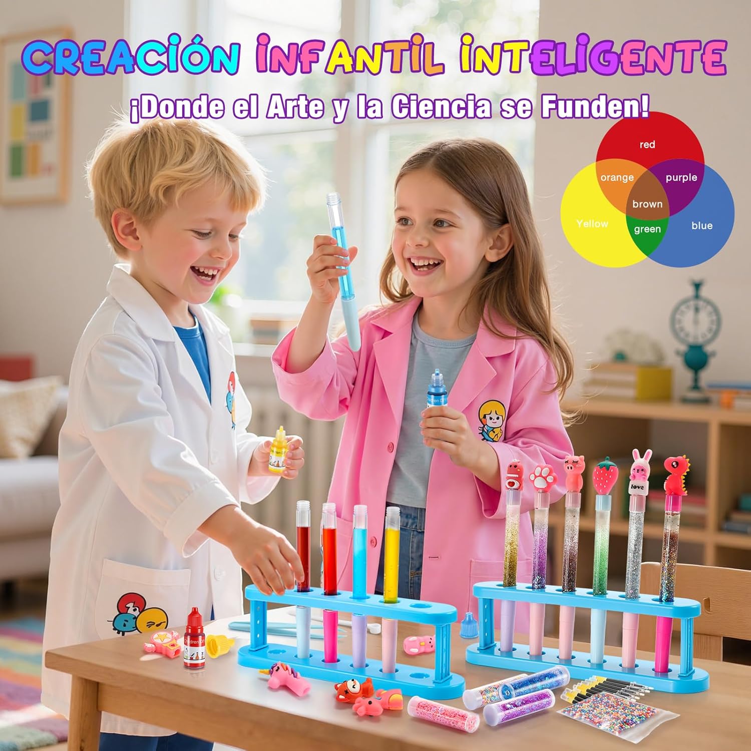 Thumbnail 6 de HappyKidsClub Kit bolígrafos 66 piezas para niña