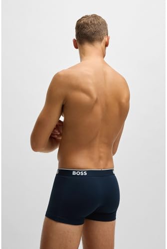 Thumbnail 9 de BOSS Hugo Herren Trunk 3er-Pack Boxershorts Open Blue XL – bequemes Tragegefühl, atmungsaktives Material