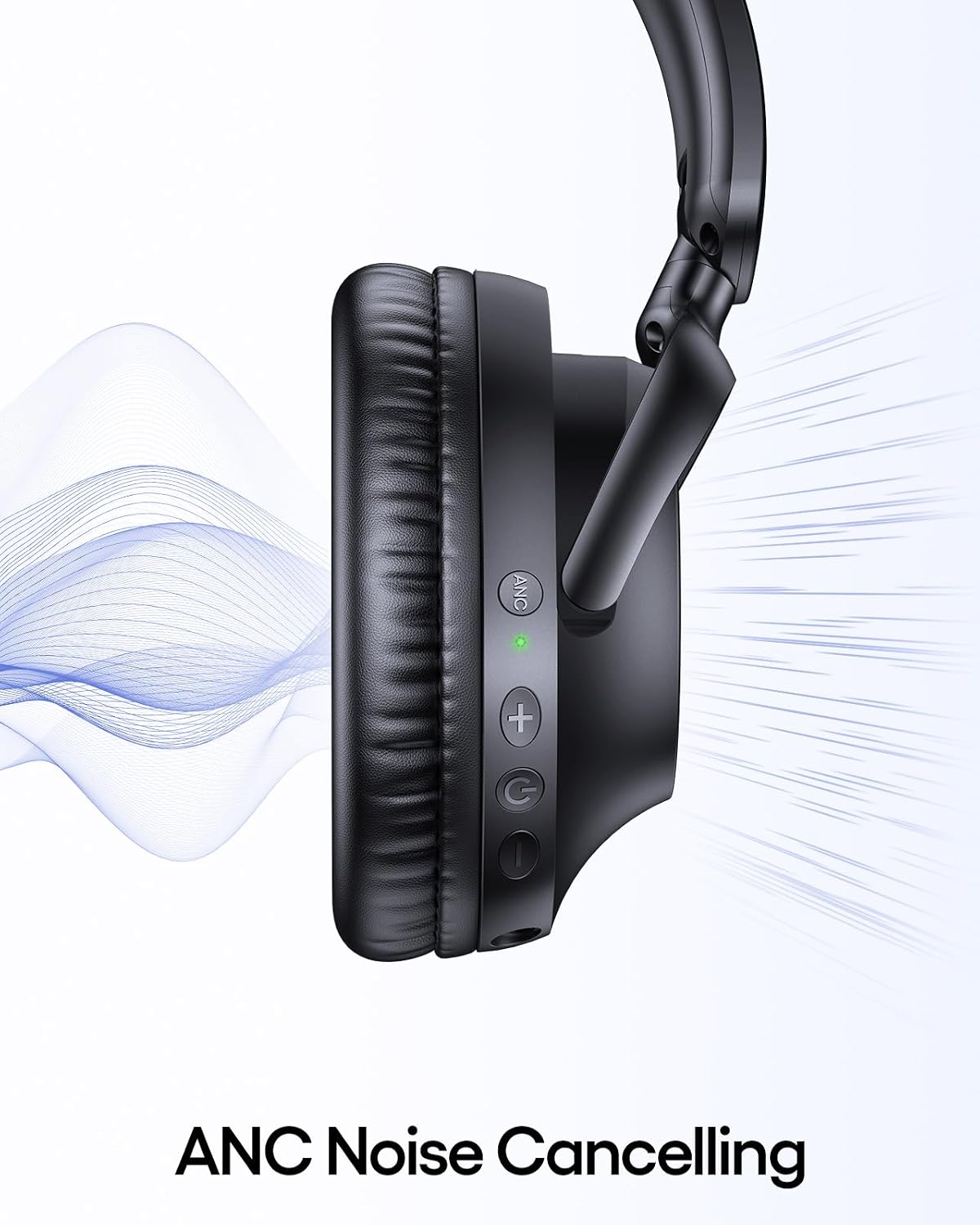Detalle de TAGRY H08 Hybrid ANC Bluetooth Headphones with 100H Playtime
