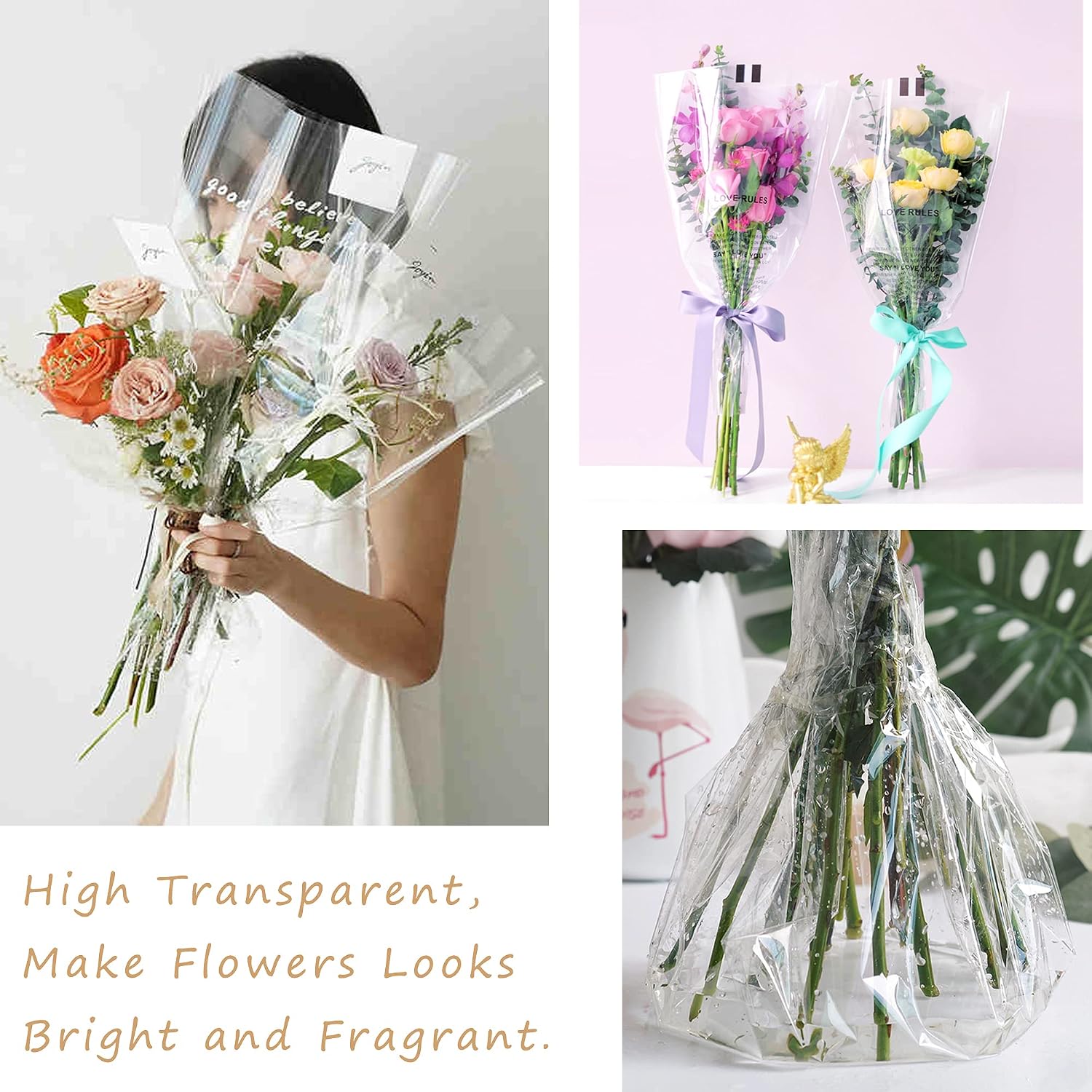 Thumbnail 5 de Clear cellophane wrap 40cm roll 30m
