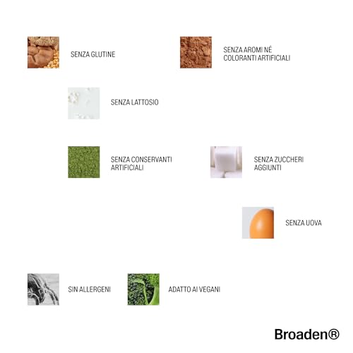 Detalle de BROADEN Creatina Monoidrato in Polvere 400 g – 117 porzioni, Micronizzata, Vegana, Senza Glutine