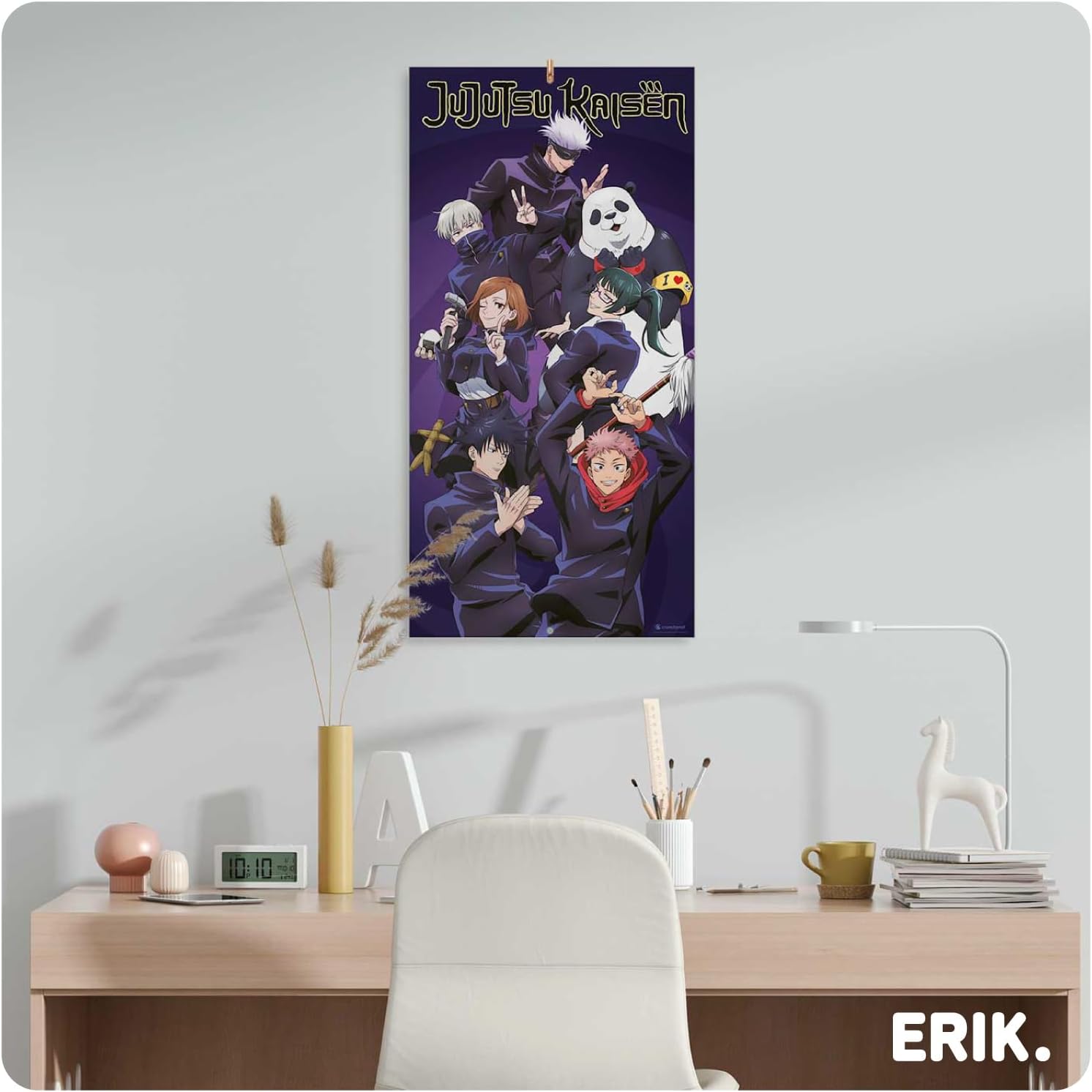 Detalle 2 de Grupo Erik Jujutsu Kaisen Wall Calendar 2026 30cm