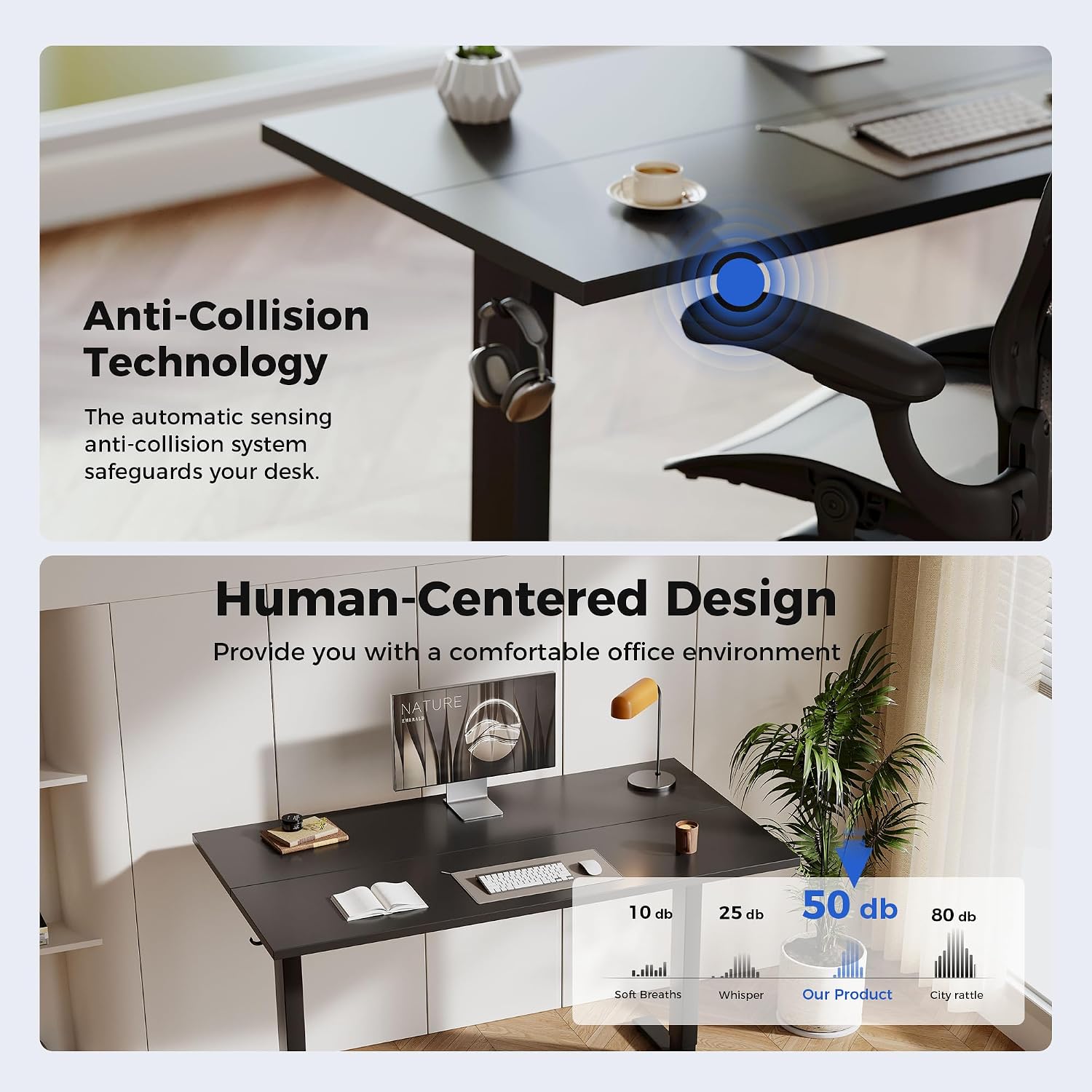 Thumbnail 4 de Agilestic Electric Standing Desk 100×60 cm