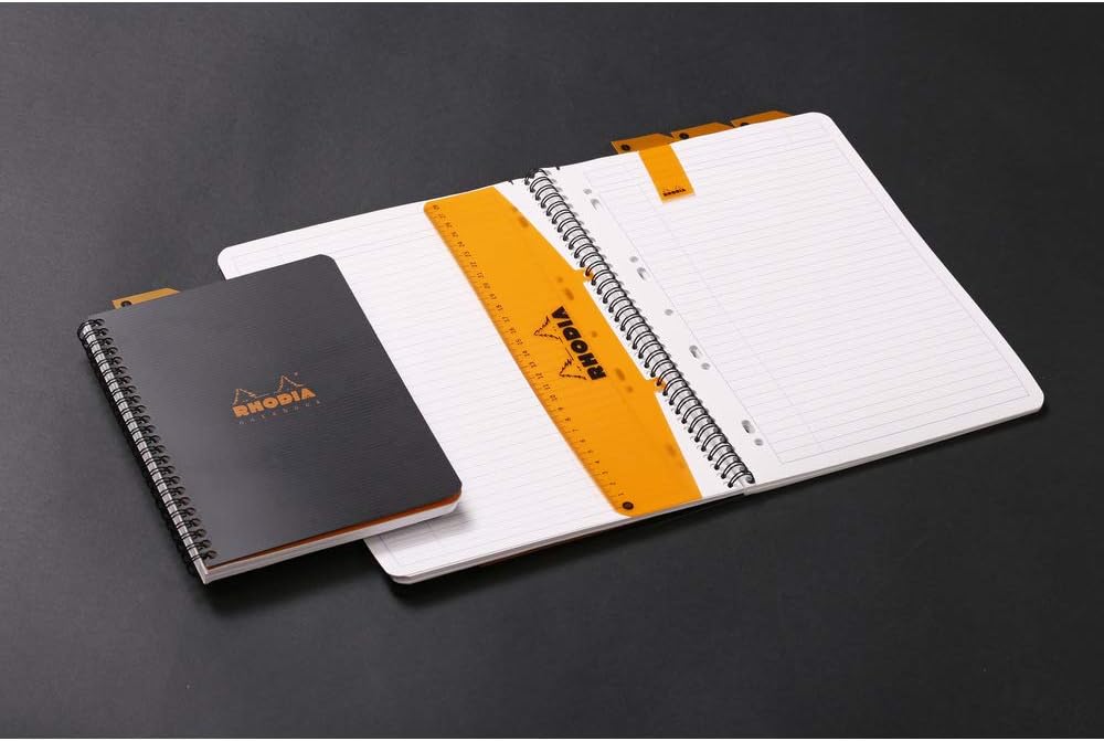 Thumbnail 2 de RHODIA 119901C Cahier à Spirale Noir A4+