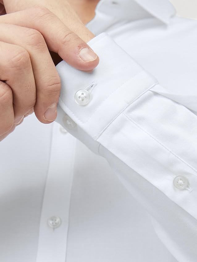 Thumbnail 5 de Jack & Jones Jjprparma Camisa blanco S 98% algodón