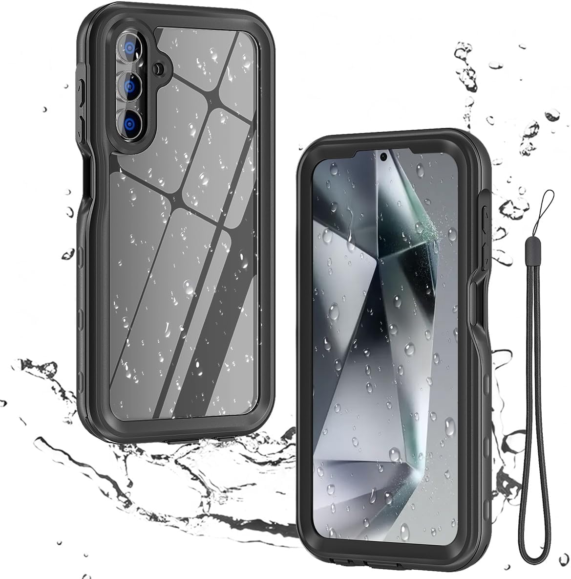 Detalle de Miimall MMUC3030 Galaxy A25 5G/4G用 防水ケース IP68・全面保護・画面とカメラ保護