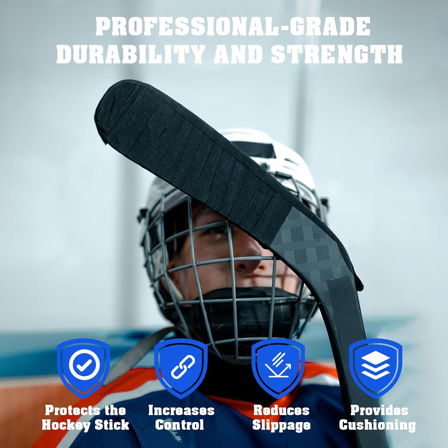 Detalle 2 de AGUZXTM Clear Hockey Tape, 6-Pack for Socks and Shin Pads