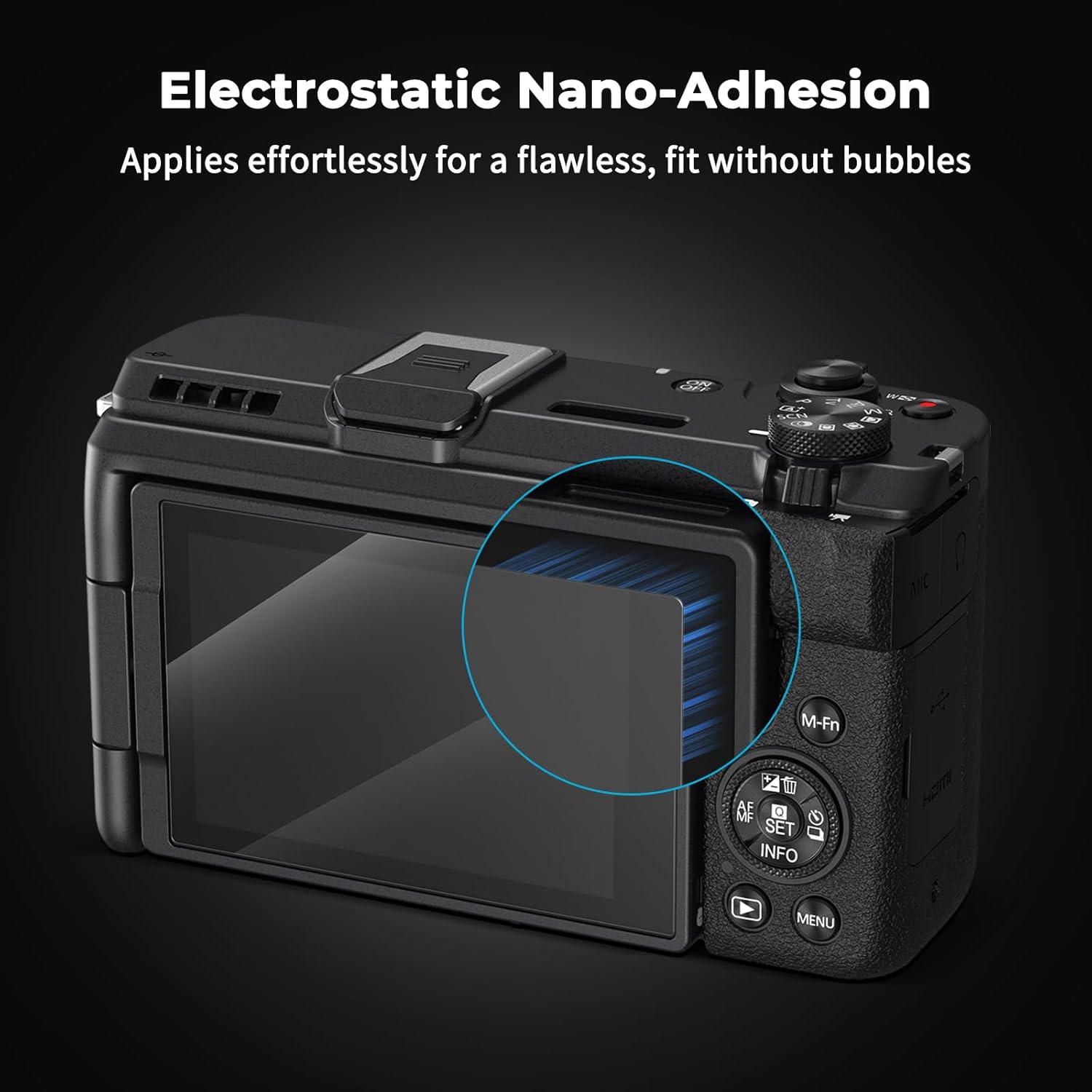 Detalle de SMALLRIG 3 Pack Screen Protector for Canon PowerShot V1 / G7X III