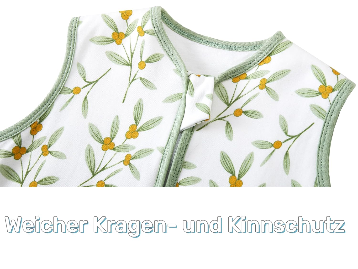 Thumbnail 2 de Chilsuessy Schlafsack mit Füßen 1 Tog – Baumwolle Sommer-Schlafstrampler, 110–120 cm Höhe (100 cm Länge)