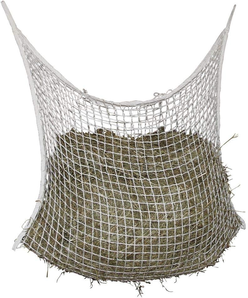 Detalle de Kerbl Rete da Fieno per Alimentazione di 24 Ore – 16 kg, 160x100 cm, maglia 3x3 cm