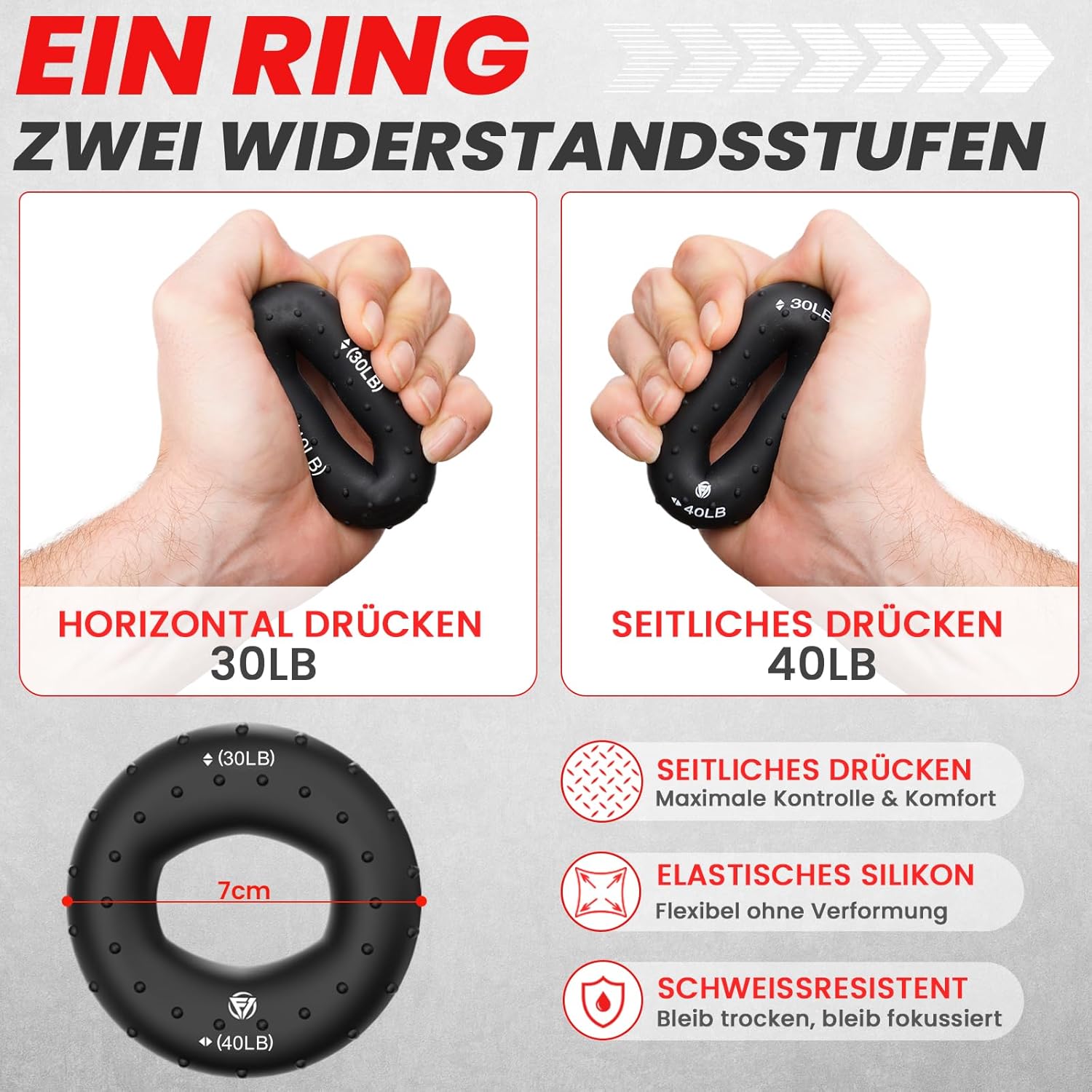 Thumbnail 5 de FUNFLEX Handtrainer 5-teilig Griffkraft