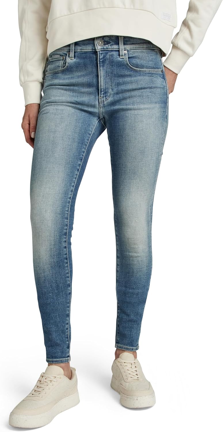 Detalle de G-Star Damen 3301 Skinny Jeans im klassischen 5‑Bolsche‑Stil