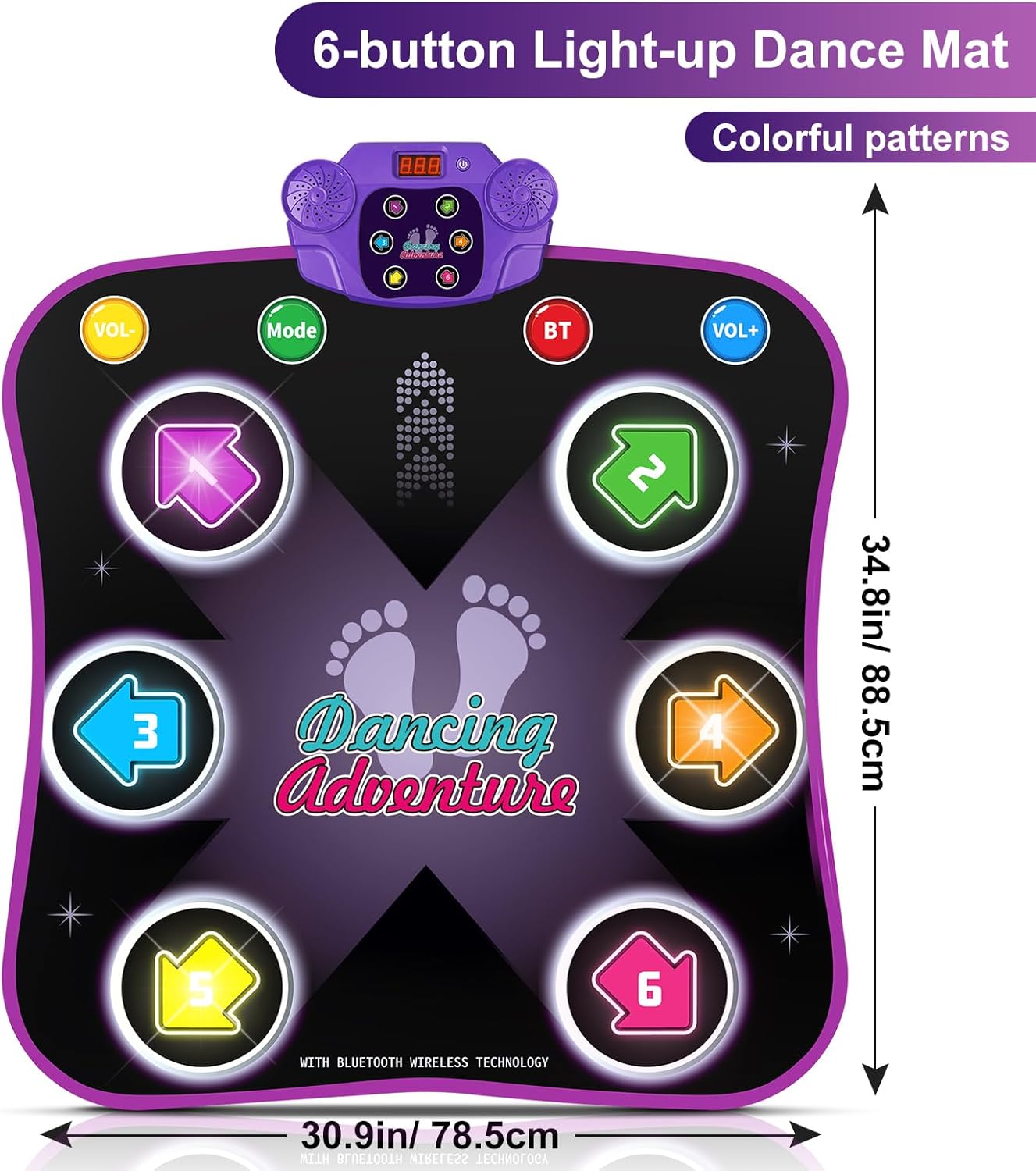 Thumbnail 5 de Flooyes Dance Mat 6-Button Light-Up Pad