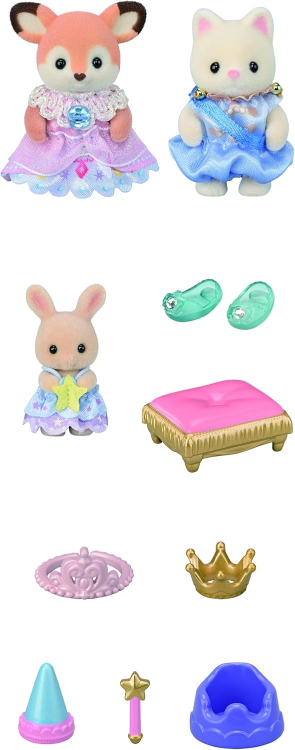 Thumbnail 4 de Sylvanian Families 5818 Baby-Prinzessinnen-Spielset mit Tierfiguren und Accessoires