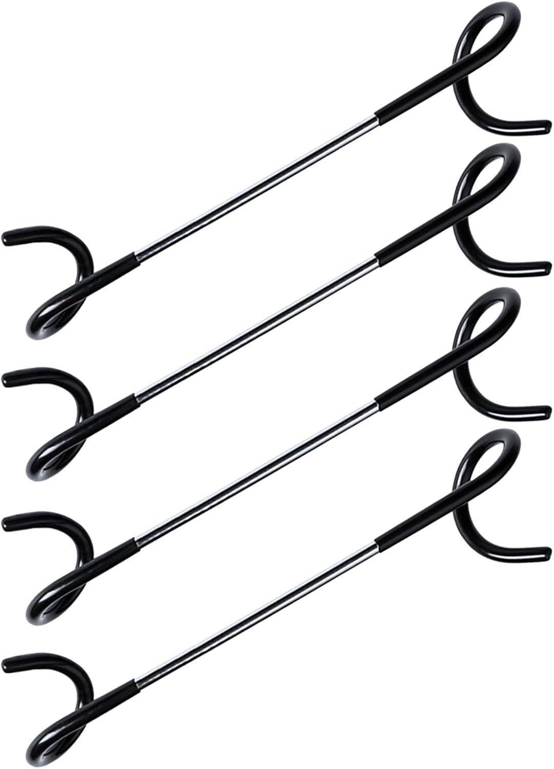 Young Wolf 4 Sets Bird Feeder Wrap Hooks Pole Attachment Arms for Outdoor Gardens