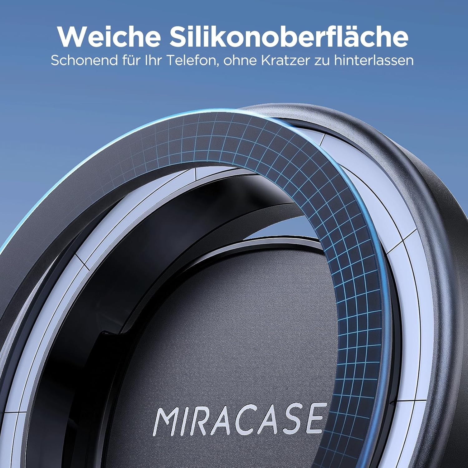 Thumbnail 2 de Miracase MagSafe-Autohalterung für die Lüftung mit 20× N55 Magneten und Metall-Doppelhaken