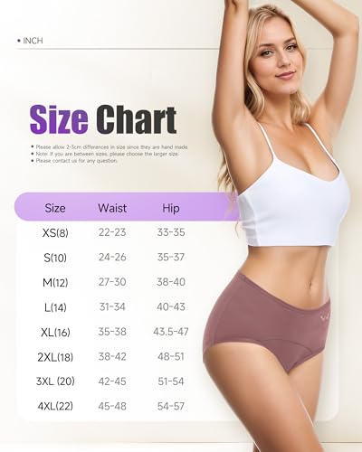 Thumbnail 6 de TANSTC Period Pants for Women, Leakproof Period Underwear – Pack of 3