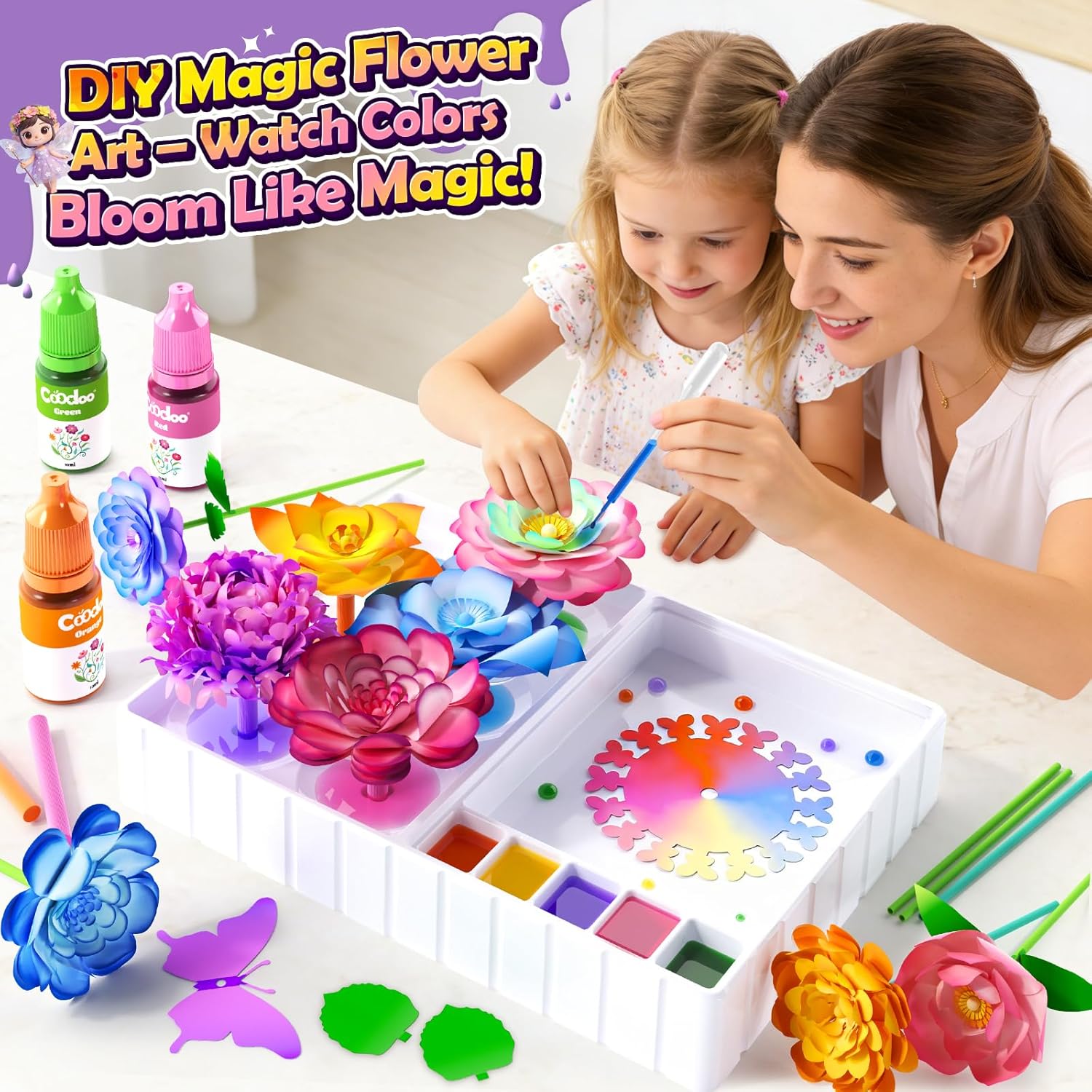Thumbnail 1 de DIY Flower Craft Kit Ages 4-12 🌸