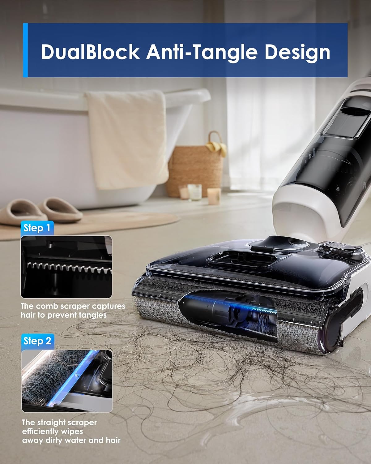 Detalle 2 de Tineco Floor ONE Switch S6 Stretch 65min Wet Dry Vacuum 🧹