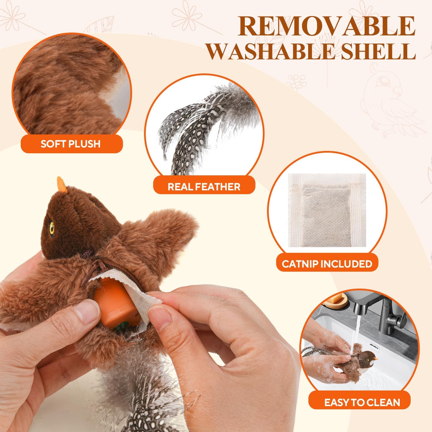 Detalle de LIFLIX Interactive Cat Toy, Small