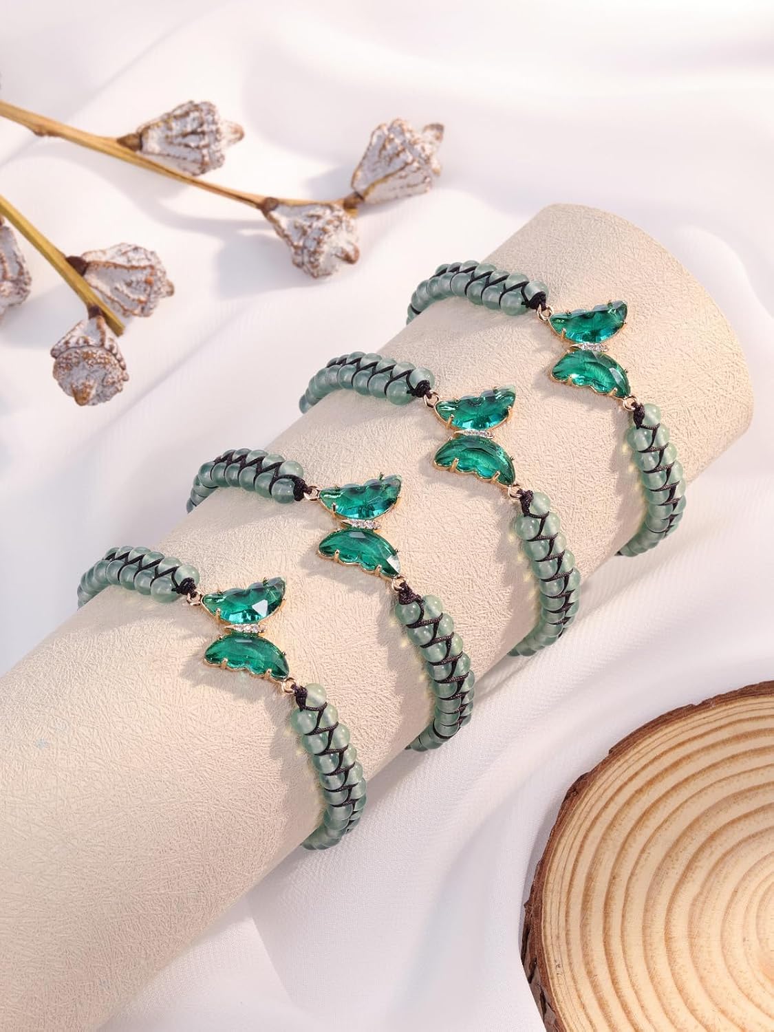 Thumbnail 3 de JSDDE Crystal Butterfly Bracelet for Women – Healing Crystal Jewellery