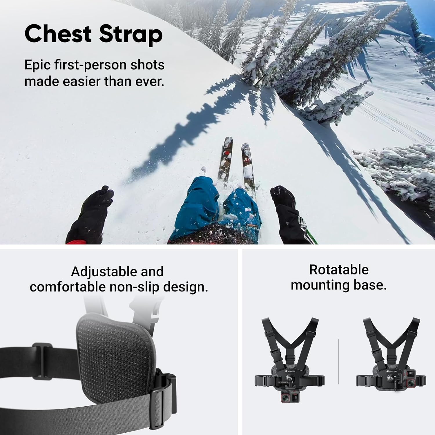 Thumbnail 4 de Insta360 Ace Pro 2 Ski Bundle — 8K Waterproof Action Camera with Leica Co-Engineering