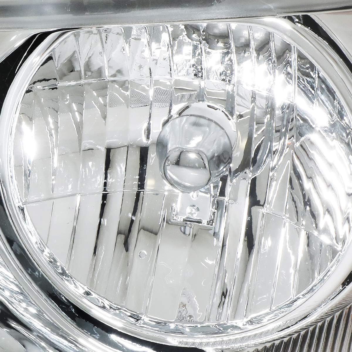 Thumbnail 1 de DNA MOTORING HL-OH-F1504-CH-AM Chrome Amber Headlight 04-08