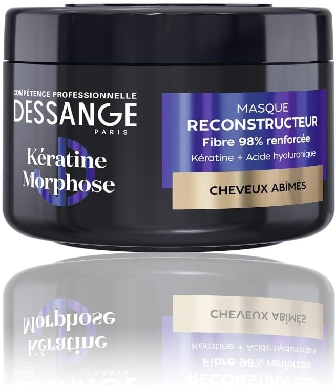 Detalle de DESSANGE Masque Cheveux Reconstructeur Kératine Morphose – 280 ml