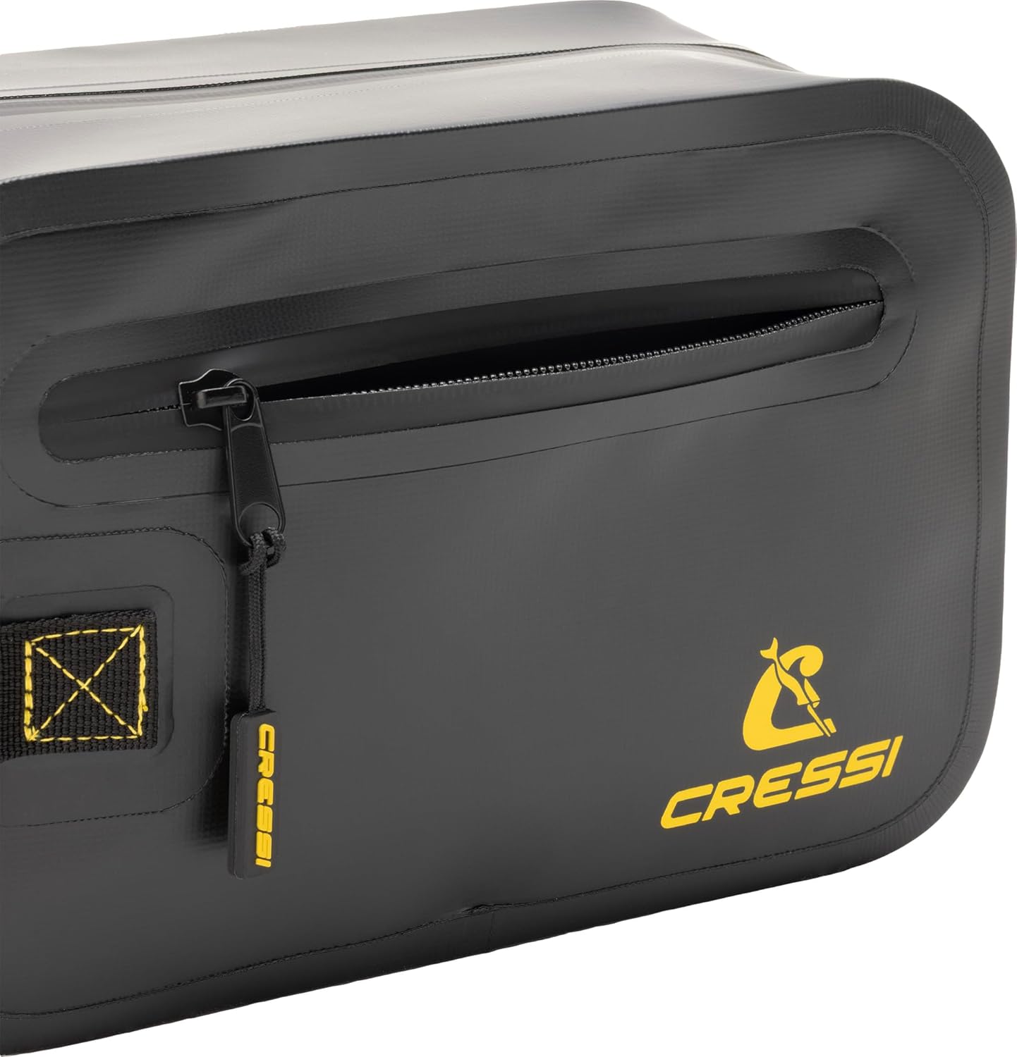 Detalle de Cressi Lyos Dry Pouch Black: Borsa multiuso impermeabile in PVC tarpulin per oggetti da acqua