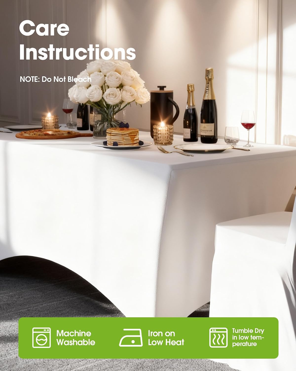 Detalle 2 de Pureegg Spandex Tablecloth 6ft