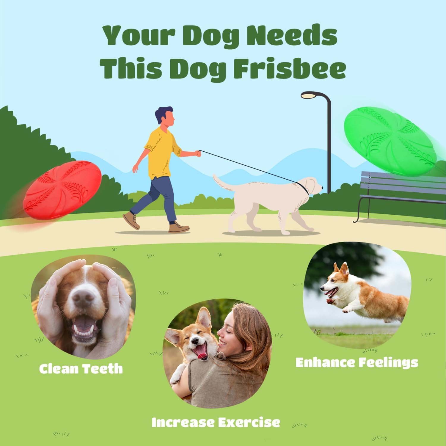 Detalle 2 de Nobleza Frisbee per Cani 20 cm