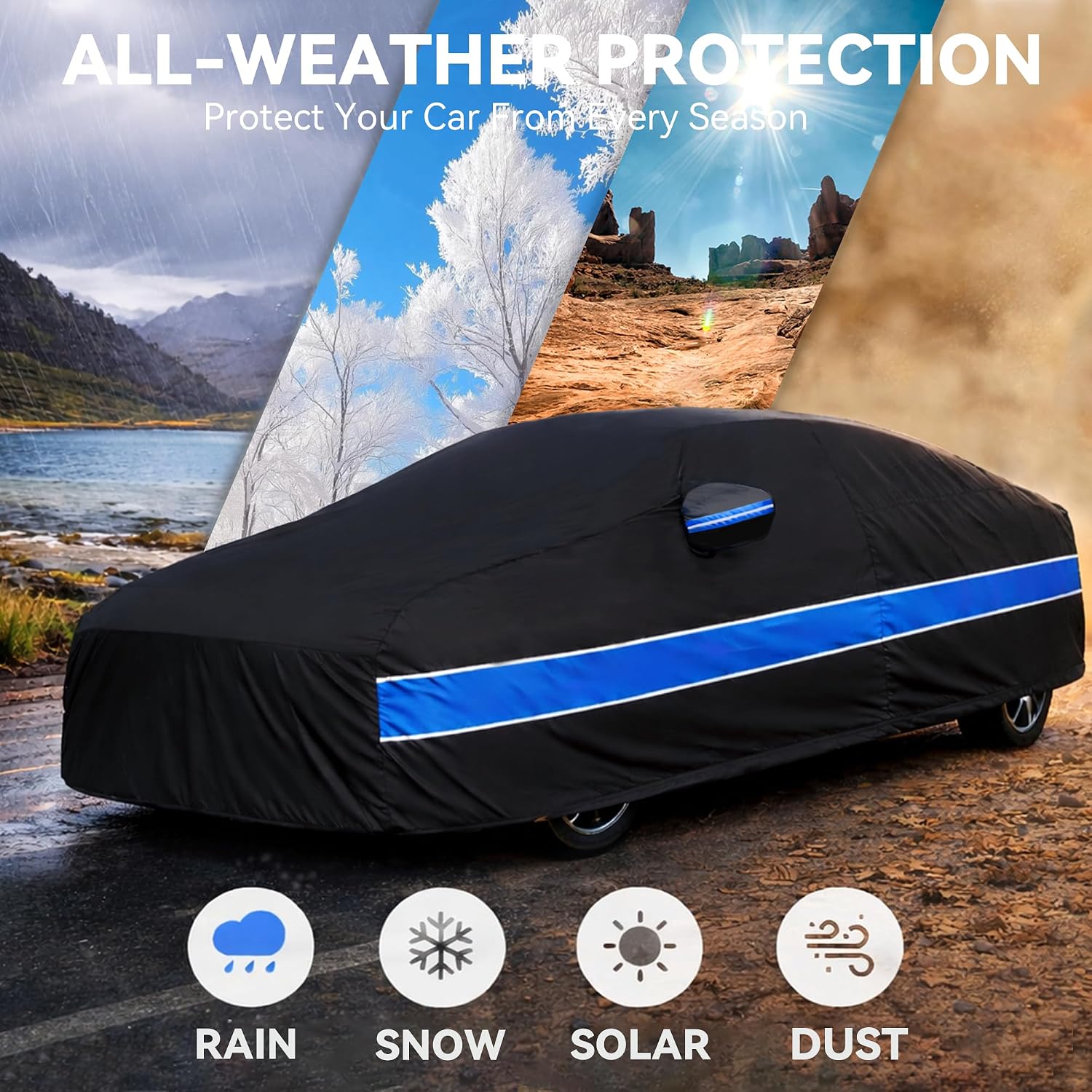 Detalle de Corolla Custom-Fit Car Cover, 10-Layer