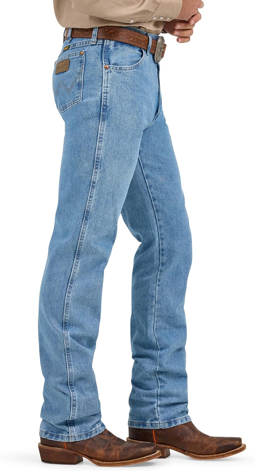 Detalle 2 de Wrangler 13MWZ herrjeans, Original Regular med bootcut-passform och raka ben