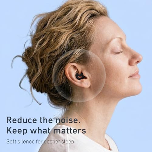 Detalle de RelaxCharm Ear Plugs for Sleeping with 40 dB NRR – Side Sleepers