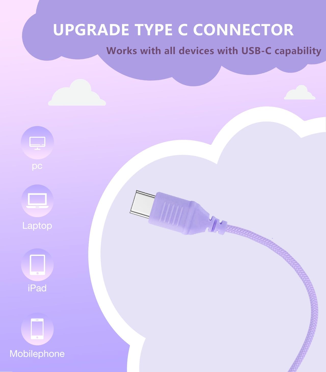 Thumbnail 1 de Bywulanda Upgrade USB-C Kids Headphones 94dB