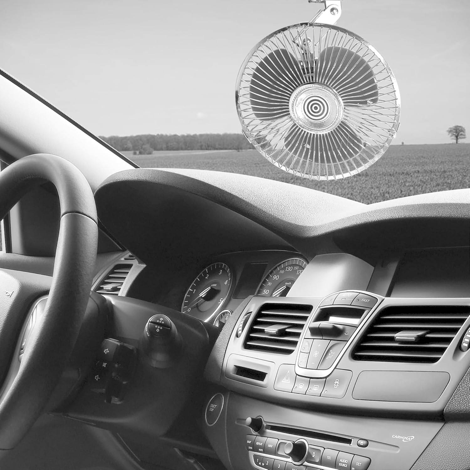 Detalle de CARPOINT 0570010 Ventilador portátil para coche