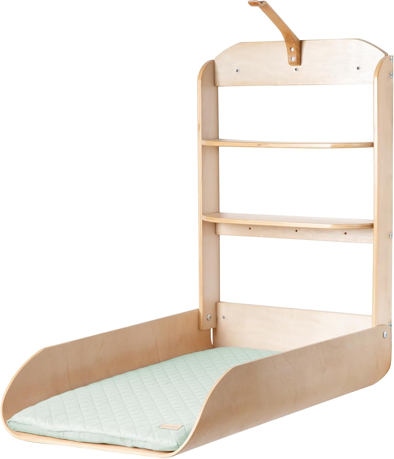 Thumbnail 6 de roba 26015 F150 inklapbare wandluiertafel met verschoonkussen en twee legplanken