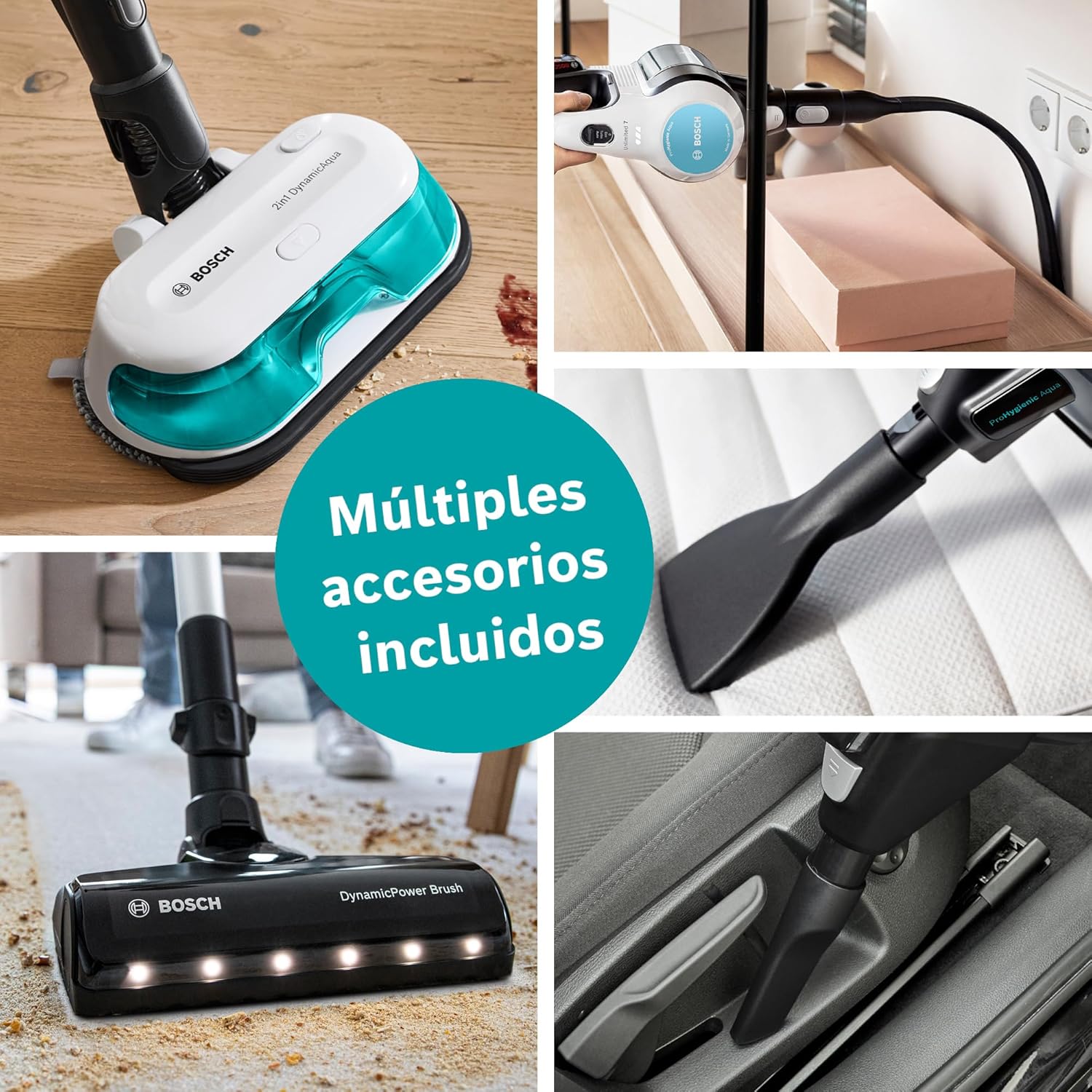 Thumbnail 11 de Bosch Unlimited 7 ProHygienic Aqua: Aspirador Sin Cable 🧹