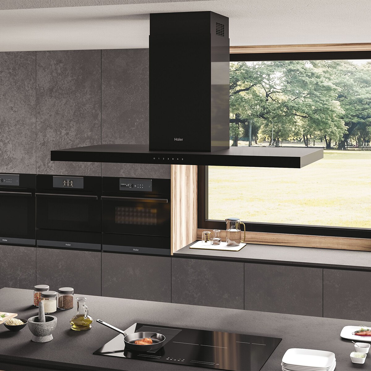 Thumbnail 4 de Haier Campana Isla HATSI120CBS6BVOC 📺