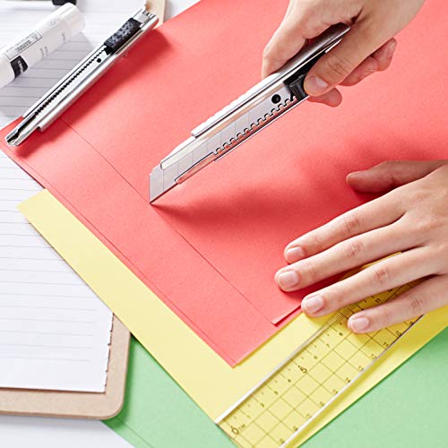 Thumbnail 4 de Amazon Basics - Cuchillo Zinc Automático + 20 Hojas 🗡️