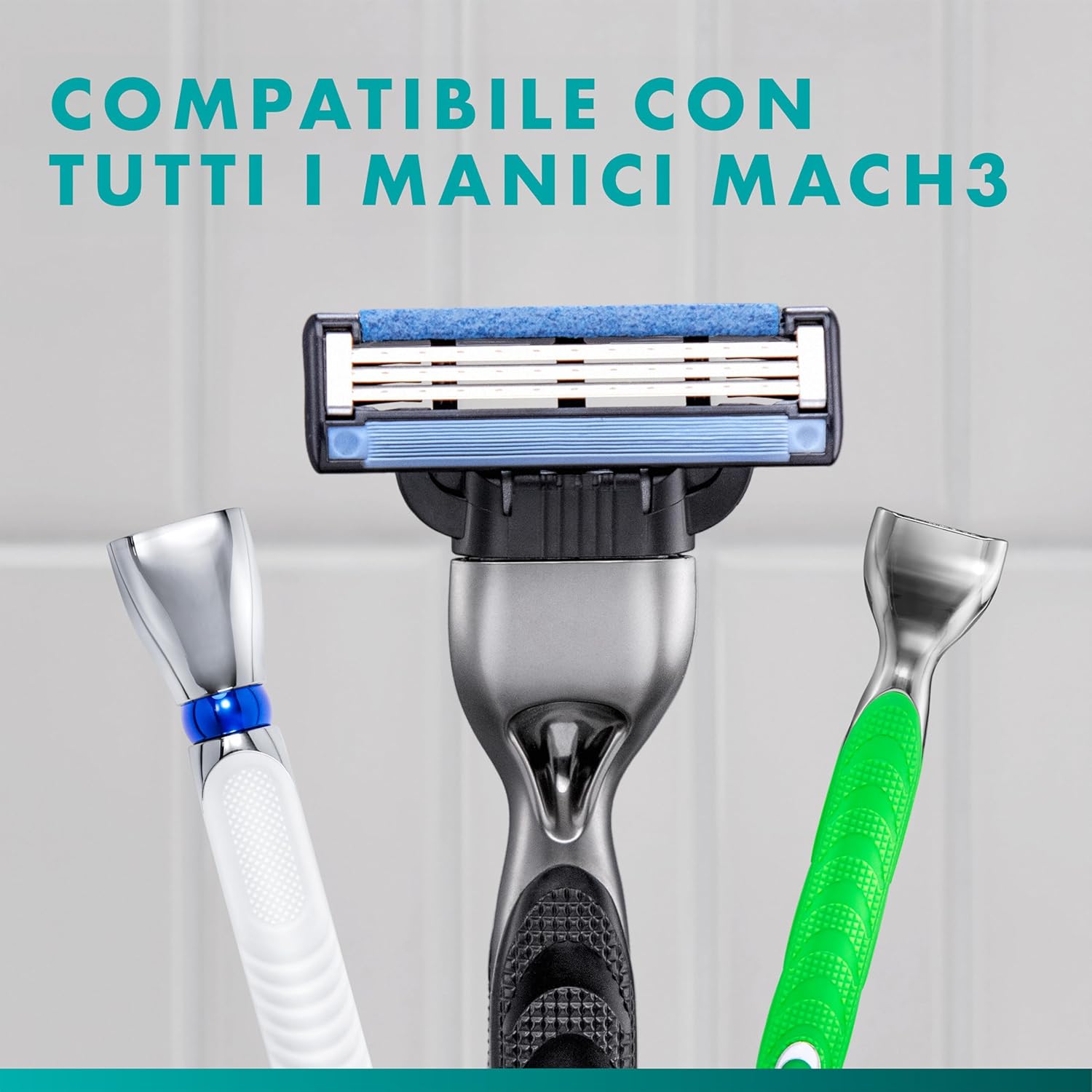 Thumbnail 4 de Gillette Mach3 Base 15 lamette di ricambio: lama prolungata con banda lubrificante